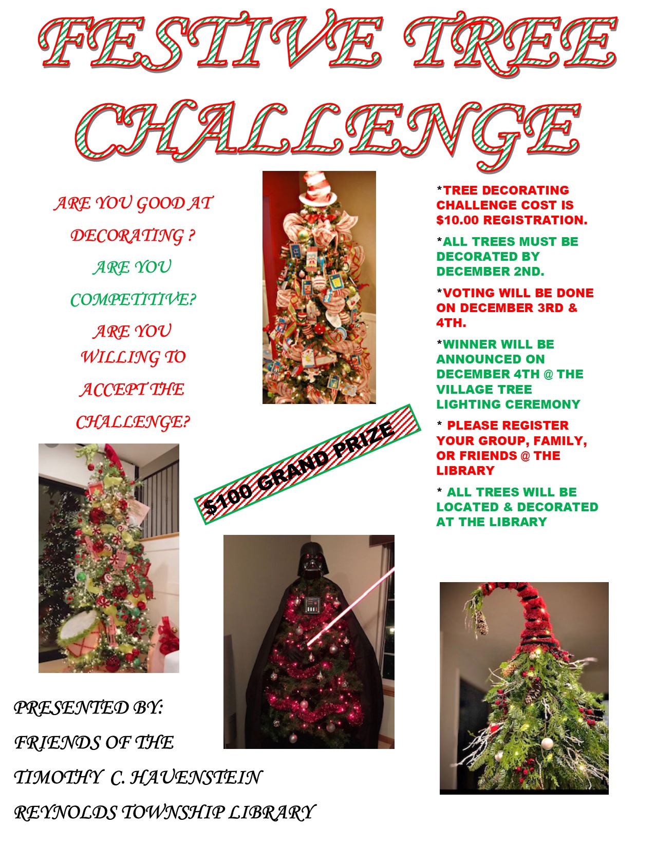Festive Tree Decorating Challenge!